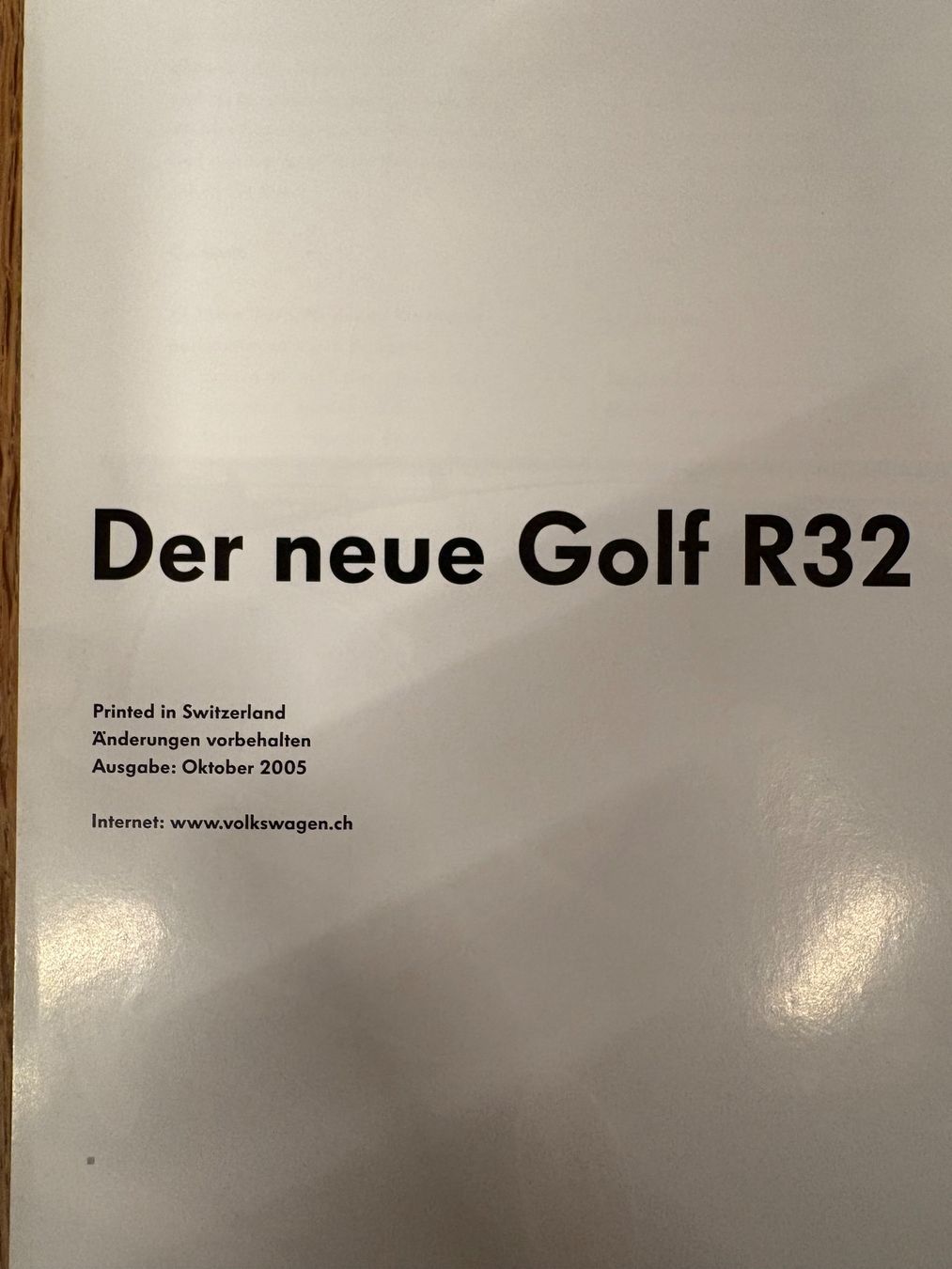 VW Documenti: VW Golf R32 - Prospekt - Ausgabe 2005 oder 2006 oder 2007 – Usato da Freienstein venduto da Golfbueb 3