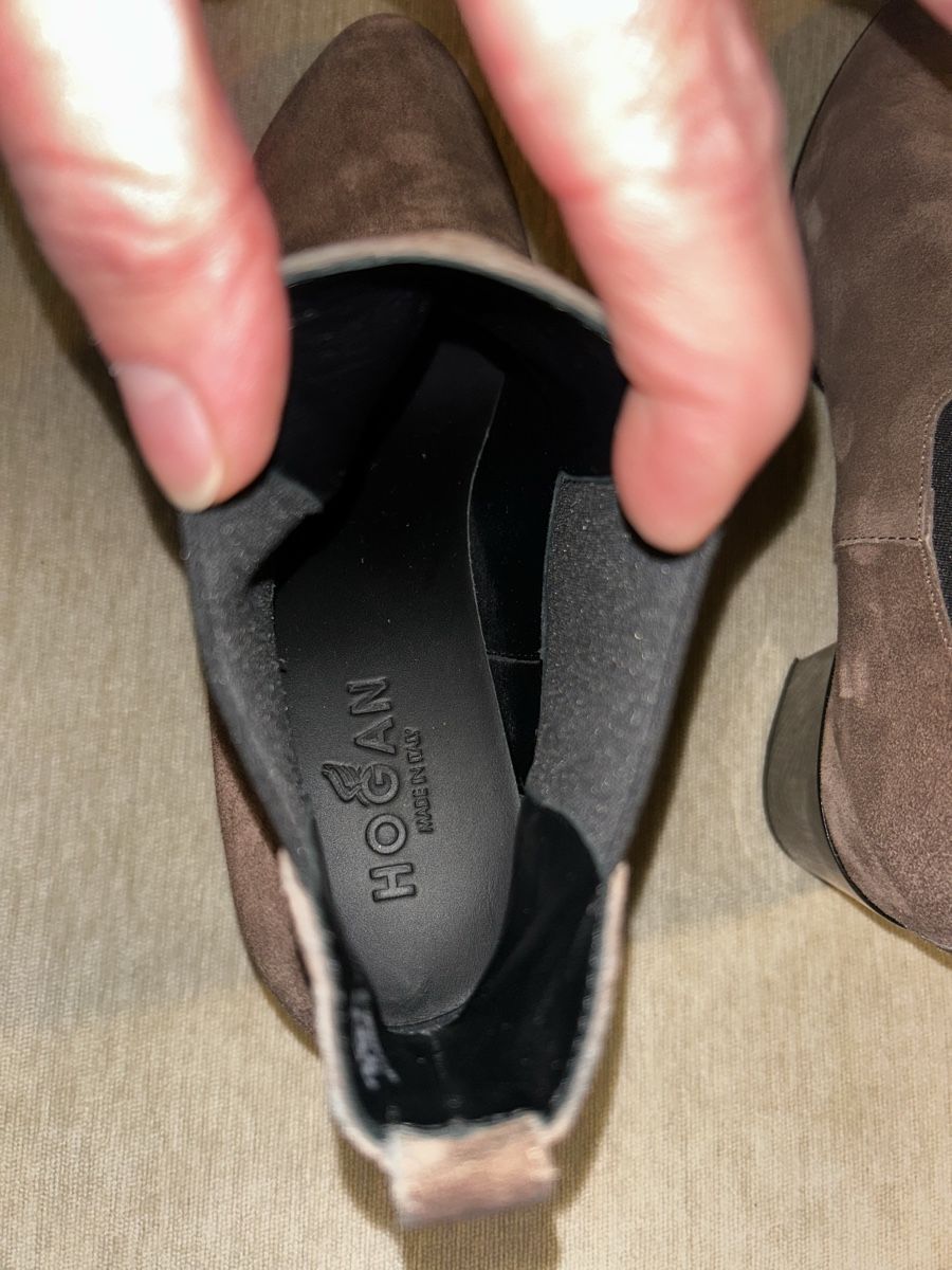 Hogan Scarpe da donna: HOGAN Ankleboots Wildleder braun – Usato da Zürich venduto da Viel_Freude_8 9