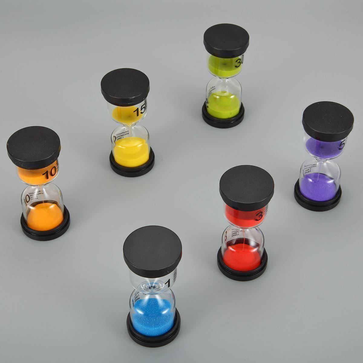 Orologi: 6pcs Sand Timer Sanduhren Set Buntes – Nuovo (secondo la descrizione) da Thun venduto da Newnewshop 3