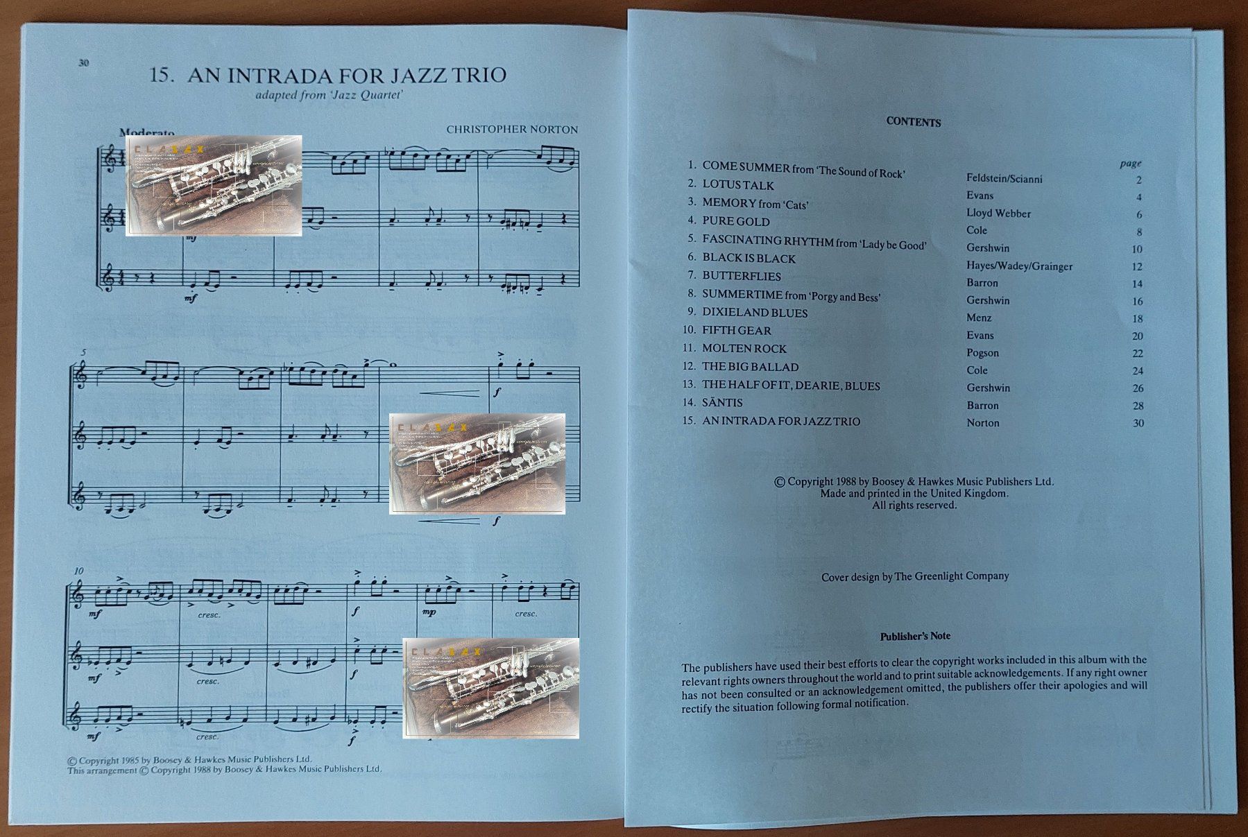 Instruments de musique: SESSION TIME clarinet - solos that expand into ensembles – Neuf avec emballage d'origine à Rotkreuz par CLASAX 3