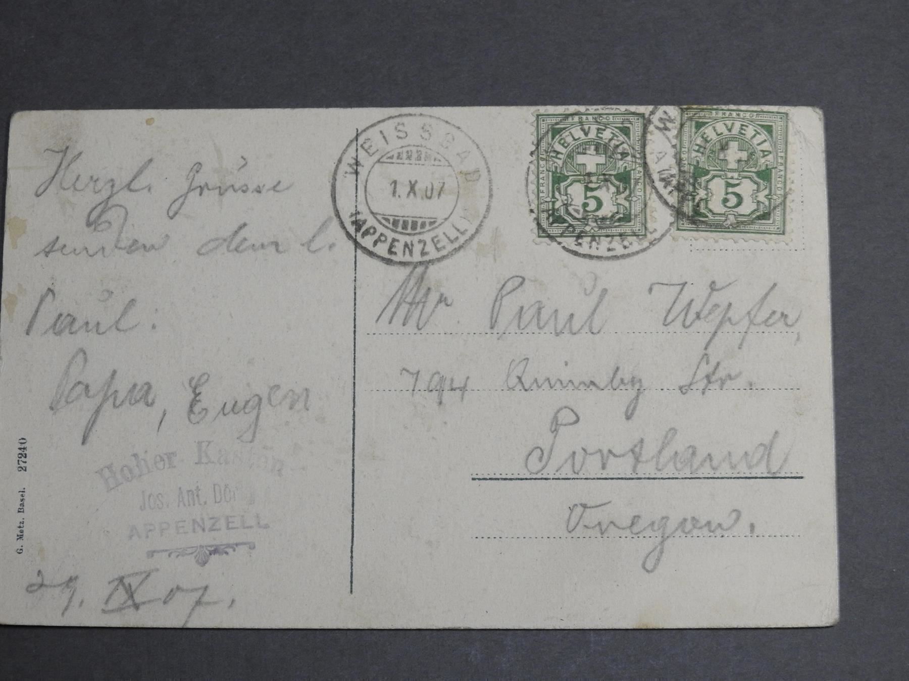 Cartes postales: AK - Gruss vom Hohen Kasten – D'occasion à Rain par 999-800-K 1