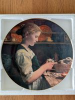 Sammelteller Albert Anker "Kartoffelschälendes Mädchen" 1990