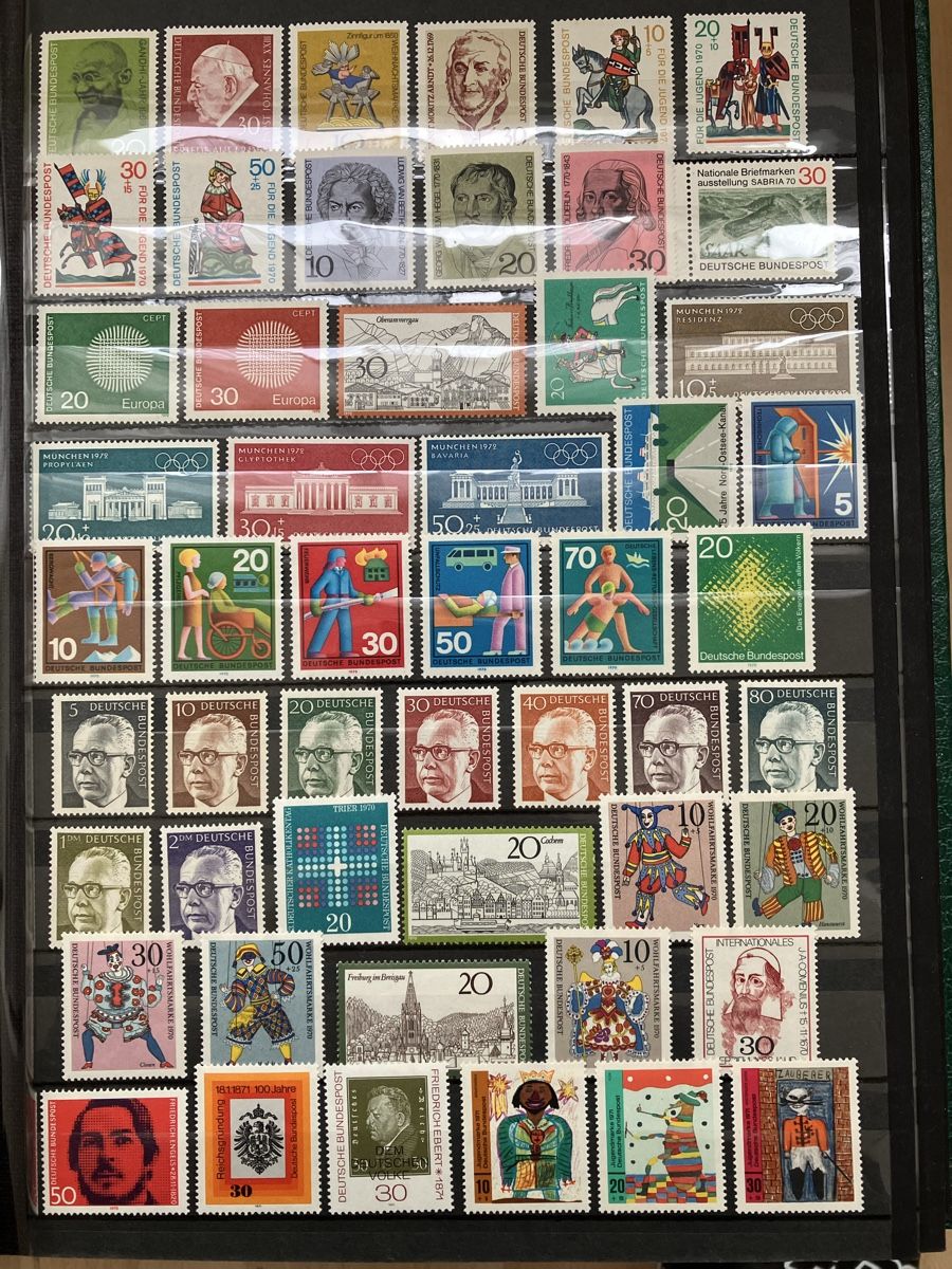 Tutti i francobolli: Deutschland BRD Postfrisch 1954-1971 6s mit Blocks – Nuovo (secondo la descrizione) da Cham venduto da Diablo1232 4