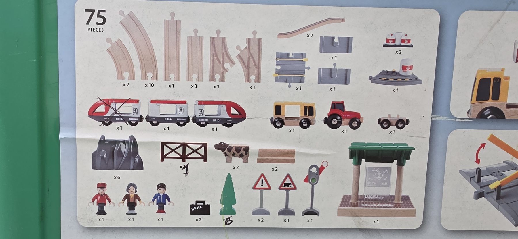 Brio Giocattoli: Brio Countryside Railway Set 33155 ca.65 Teile – Usato da Hildisrieden venduto da Beka23 1