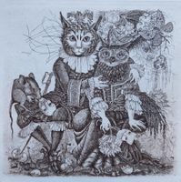 Exlibris Elena Novikowa - Original Radierung signiert