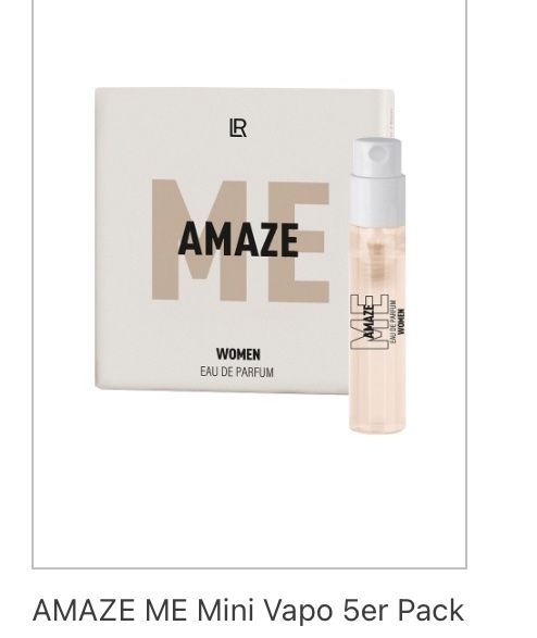 Parfum & Eau de Toilette: LR AMAZE ME Eau de Parfum Mini Vapo 5er Pack – Neu und originalverpackt aus Bronschhofen von Sommernacht03 2