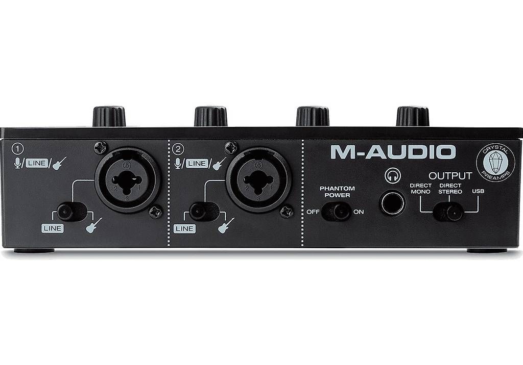 M-Audio Attrezzatura per studi di registrazione: Interface audio USB M-audio M-track duo – Usato da Puidoux venduto da fourmi22 2