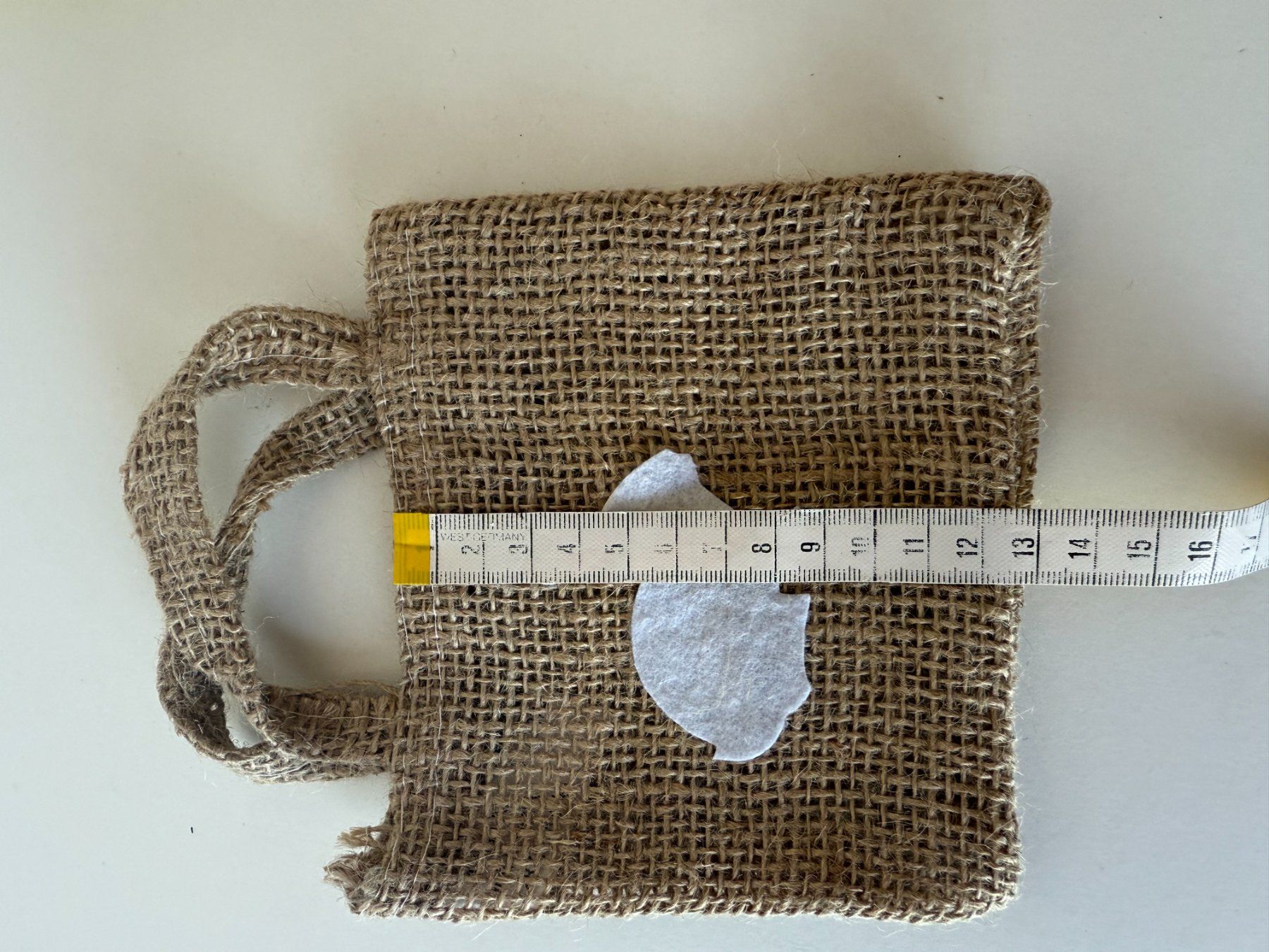 Tutte le decorazioni: 9 x Kleine Jutesack-Set "Häschen" - 2-teilig – Nuovo e nell'imballaggio originale da Winterthur venduto da brittalili 5