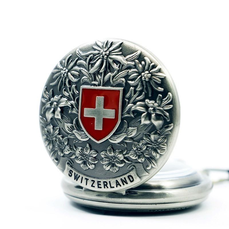 Orologi: NEU Schweizer Taschenuhr mit Kette – Nuovo e nell'imballaggio originale da Wittenbach venduto da ChinaSeidenstrasse