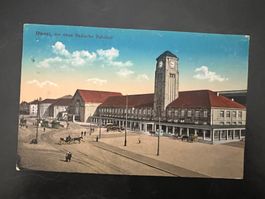 AK 1914 Basel Badischer Bahnhof    (G2898)