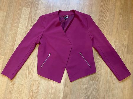 Blazer für Damen in Dunkellila/Brombeere  Gr. M Top Zustand