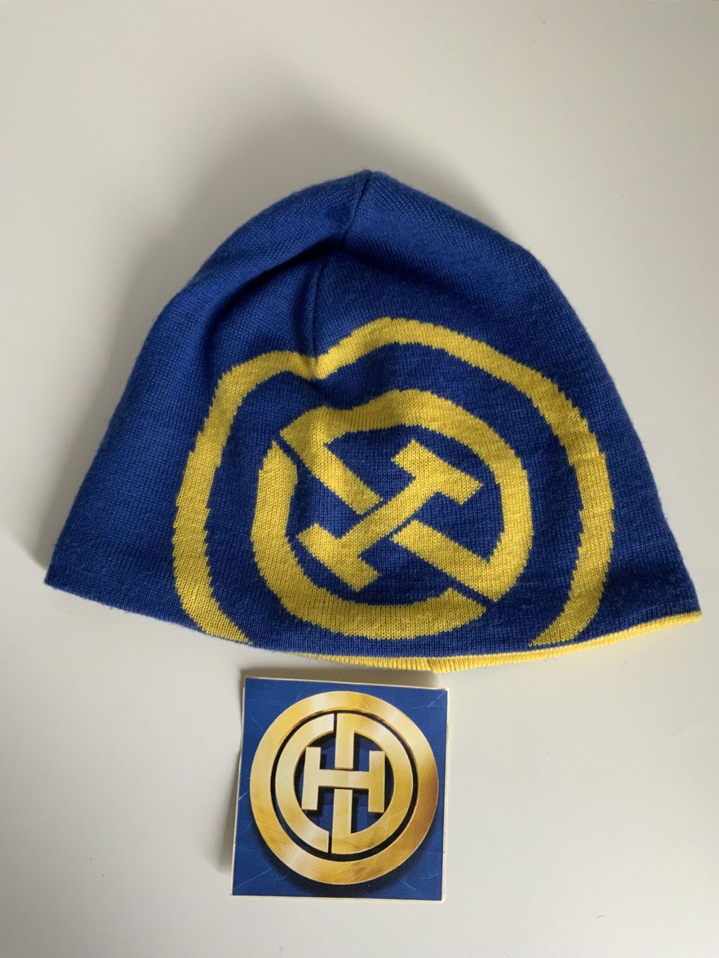Copricapi, berretti & cappellini: HCD Mütze nostalgisch/vintage mit Kleber – Usato da Luzern venduto da Flocke11 3