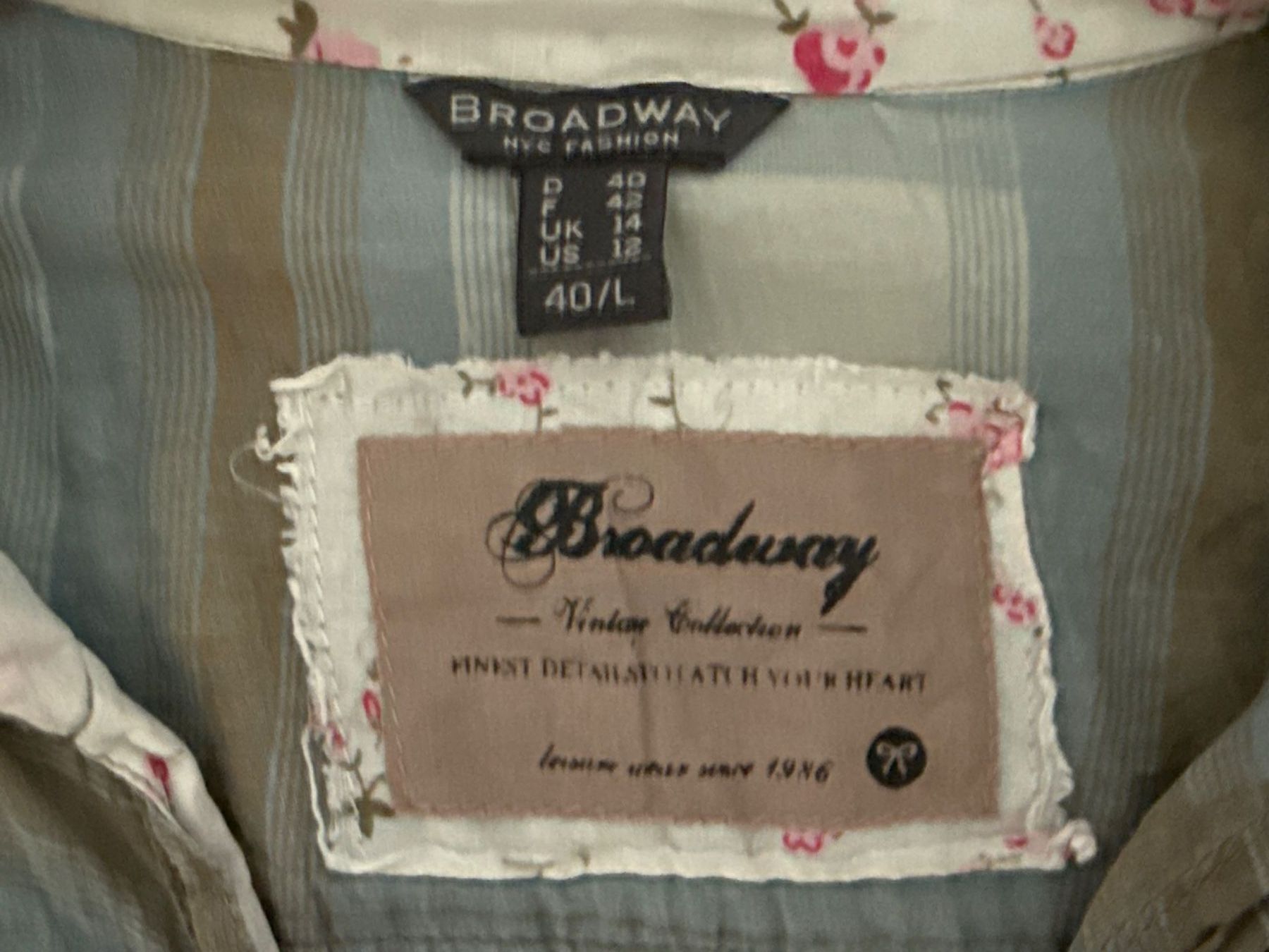 Broadway NYC Fashion Chemisiers: Leichte Damen  Bluse, BROADWAY, L – D'occasion à Amriswil par used2use 2