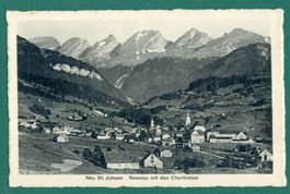 Neu St.Johann, Nesslau, Churfirsten, nicht gelaufen, um 1905