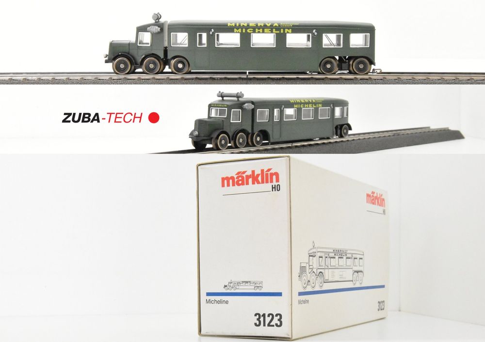 Locomotive Märklin 3121 Micheline Belge Minerva - H0, Analogique, Neuve, époque 3