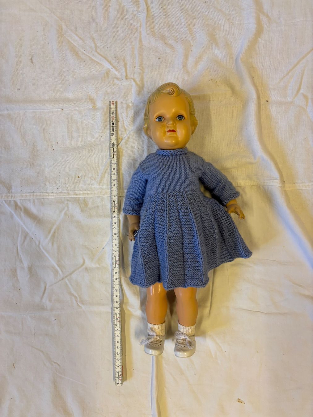 Puppen: Antike Puppe, Sammlerpuppe, ca. 50cm gross – Gebraucht aus St.Pantaleon von wys_9wdz