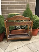 Vintage Wooden Umbrella Stand Rack