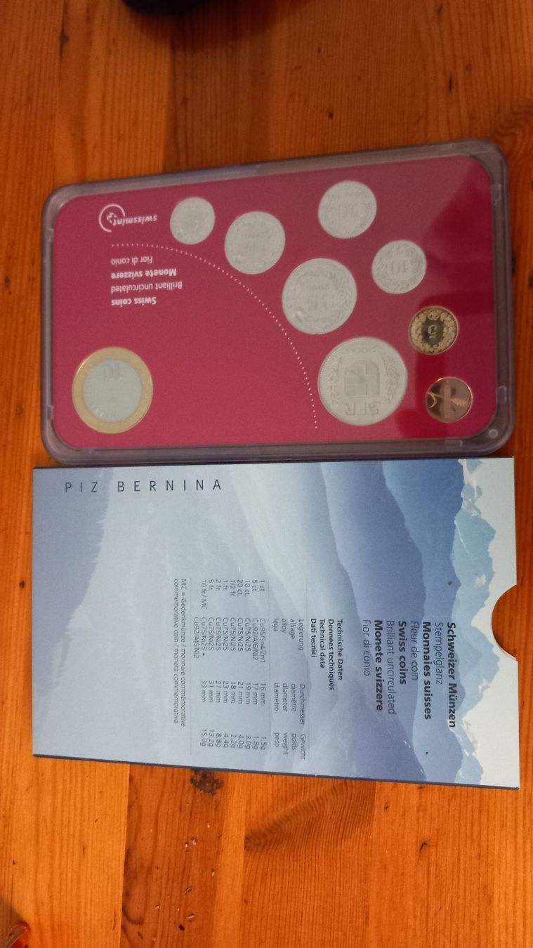 Tutti le monete: Münzsatz  2006 mit letztm Räppler – Usato da duebendorf venduto da Cydonia2005 1