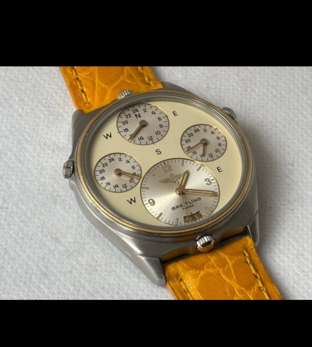 Breitling Orologi: Breitling - WORLD TIME 4 GMT - 80840  – Usato da Bulle venduto da Andres.ch.222 7