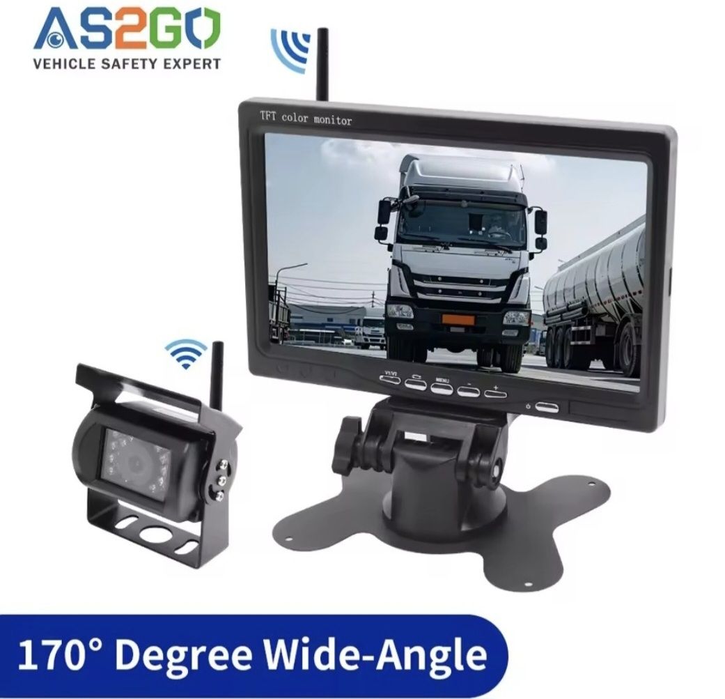 Videocamere: 7-inch Wireless Backup Camera System HD Night – Nuovo e nell'imballaggio originale da St. Gallen venduto da Si 5
