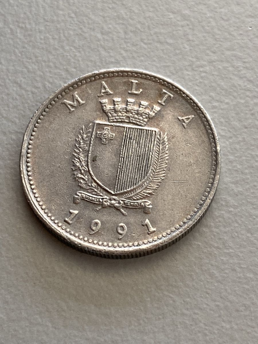 Tutti le monete: Malte - 10 cents - 1991 – Usato da Payerne venduto da Mike1682 1