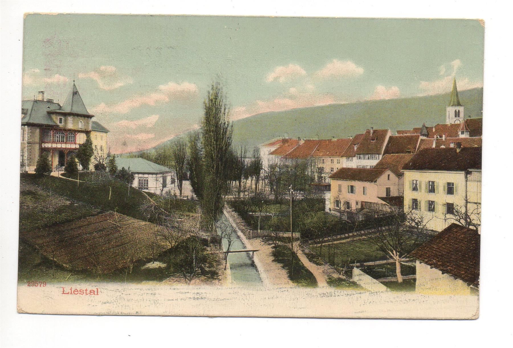 Cartoline postali: LIESTAL No. 29579 – Usato da Jona venduto da philajona