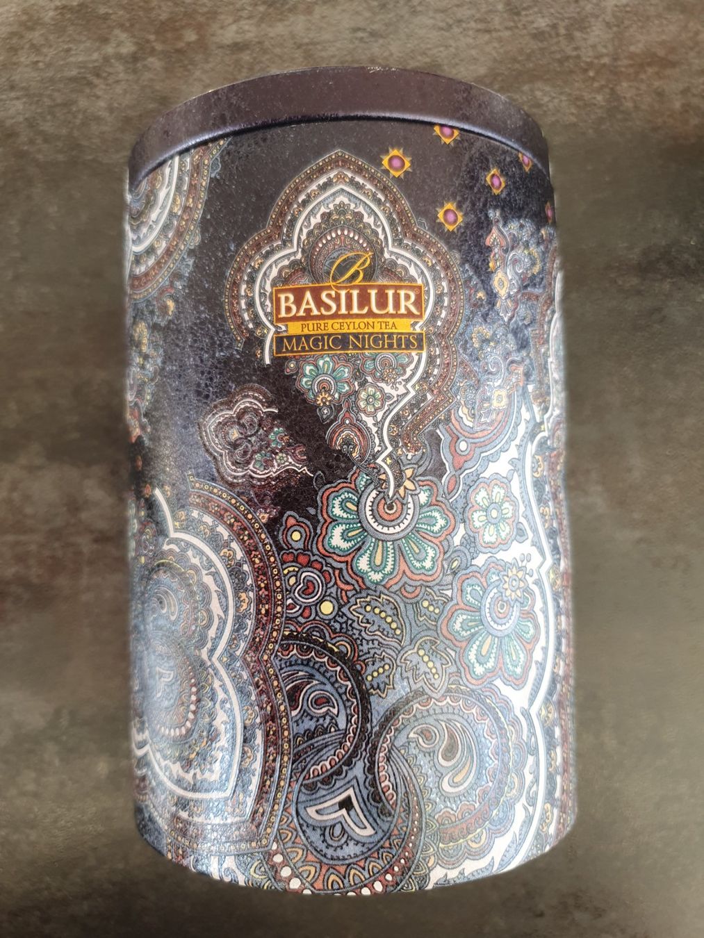 Contenitori & Simili: Teedose mit Paisley-Muster, mondförmig – Usato da Nussbaumen AG venduto da carmenh