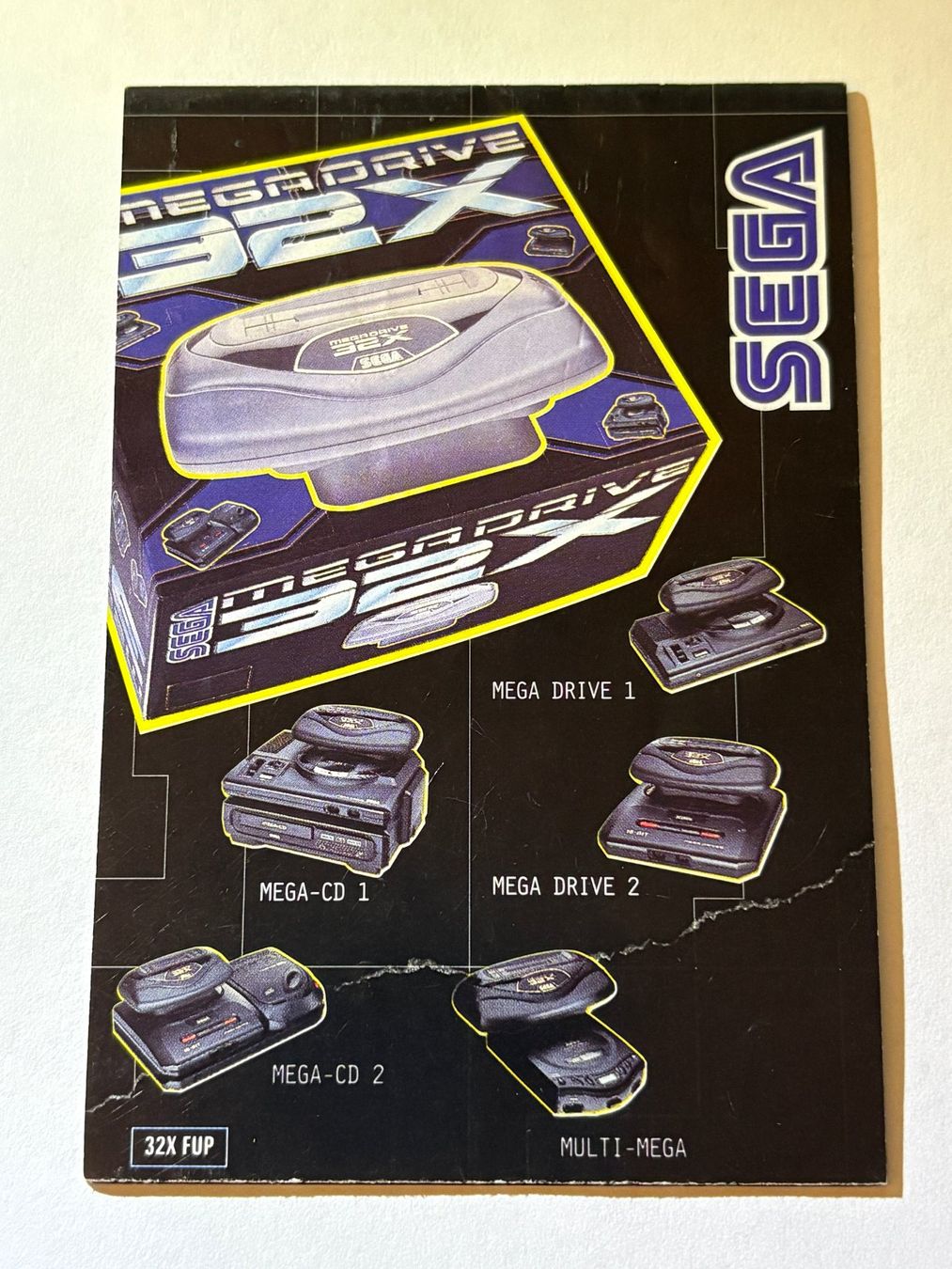 Sega Konsolen: SEGA Mega Drive 32X - Werbeprospekt Flyer – Gebraucht aus Zürich von stechi 5