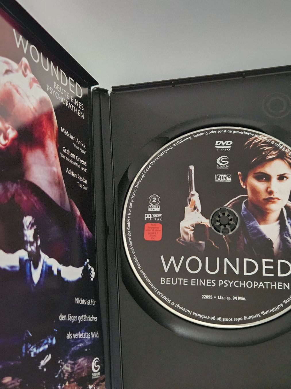 Alle DVDs: Wounded - Beute eines Psychopathen DVD FSK 18 – Gebraucht aus Oberdorf BL von BaldenEagle 1