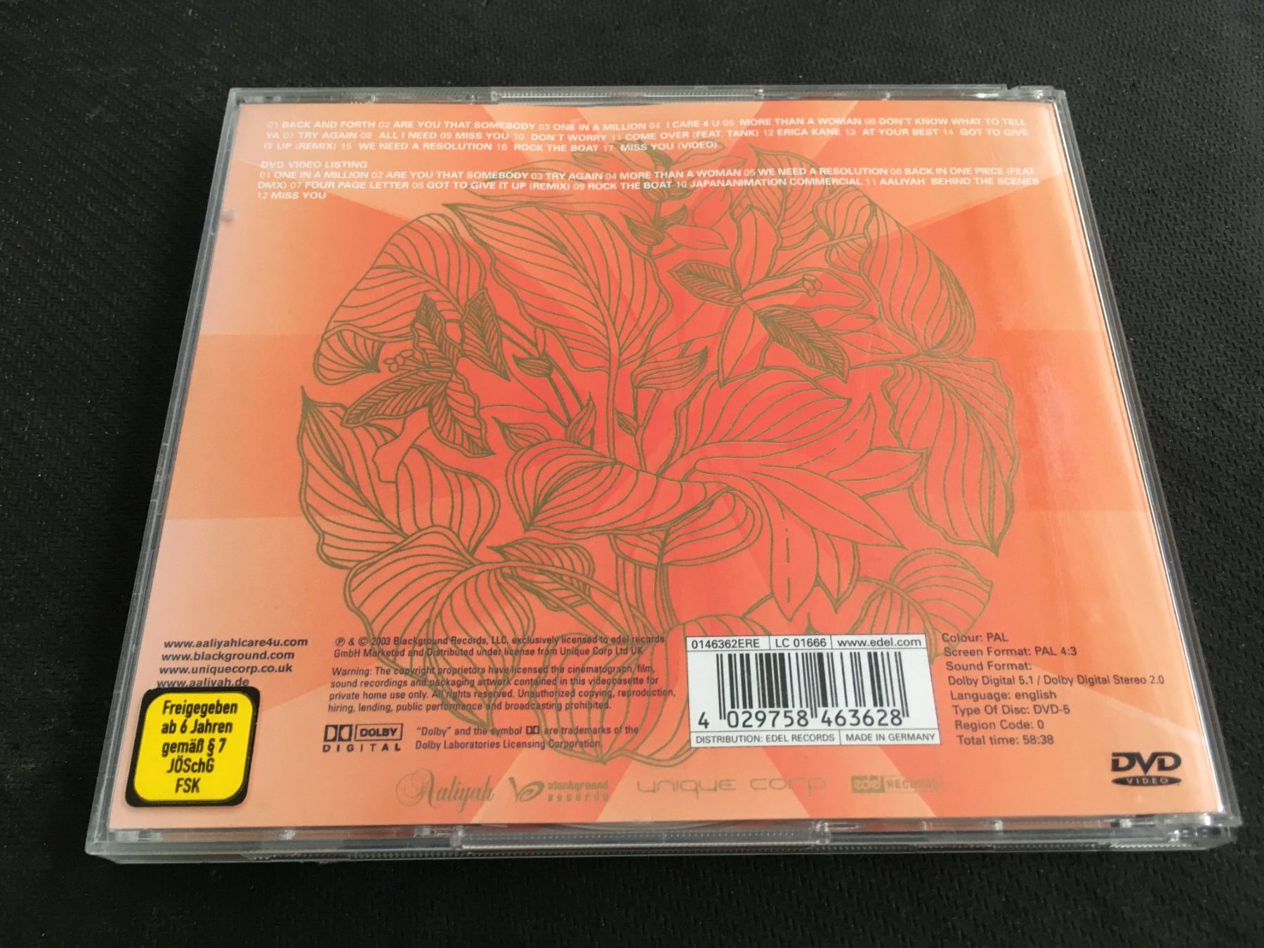 CD: Aaliyah - I care 4 u -CD- CD+DVD – Usato da St.Gallen venduto da MedienJoe 2