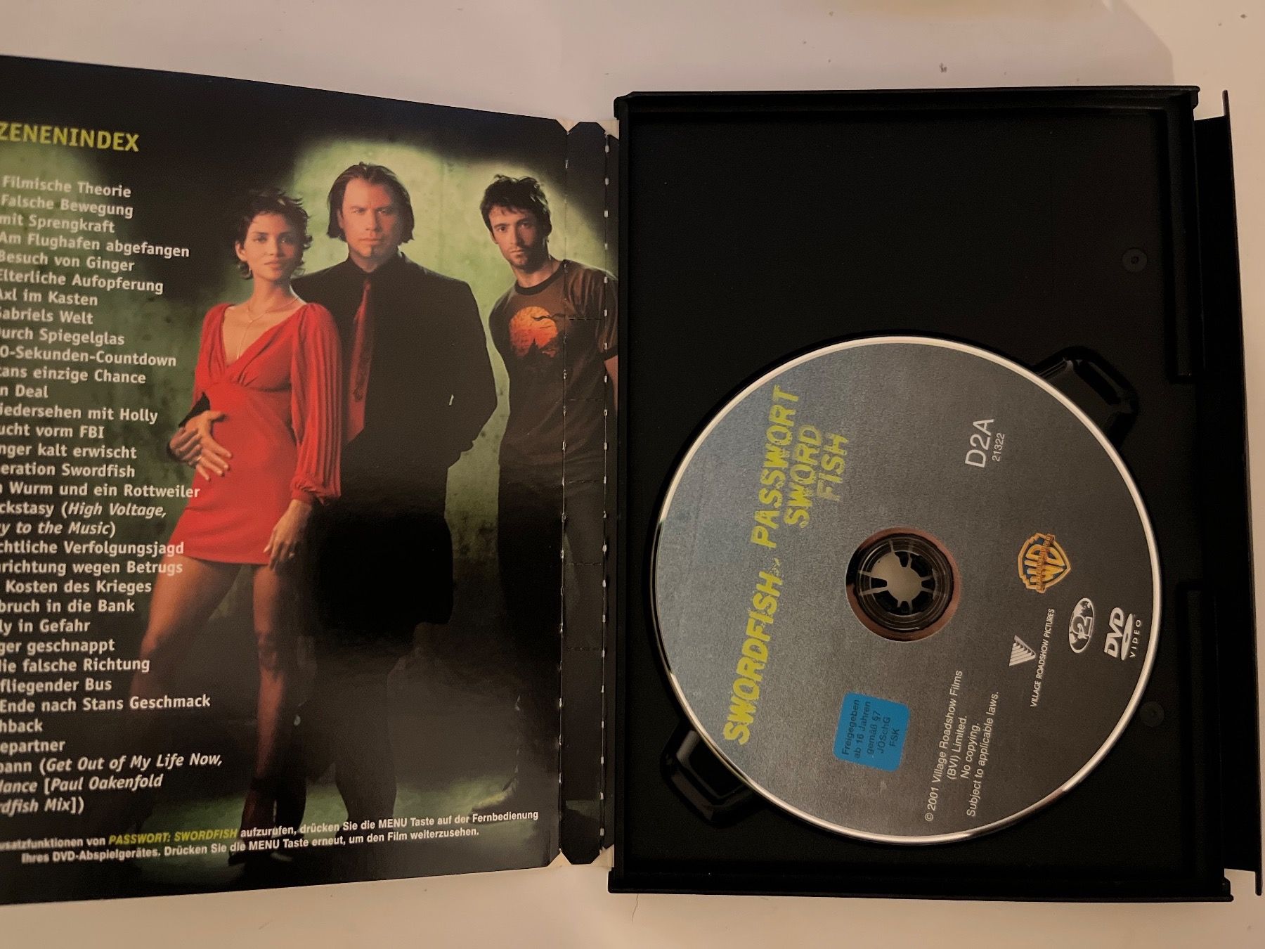 Tutti i DVDs: Passwort: Sword Fish (2001) DVD – Usato da Sierre venduto da black.box 2