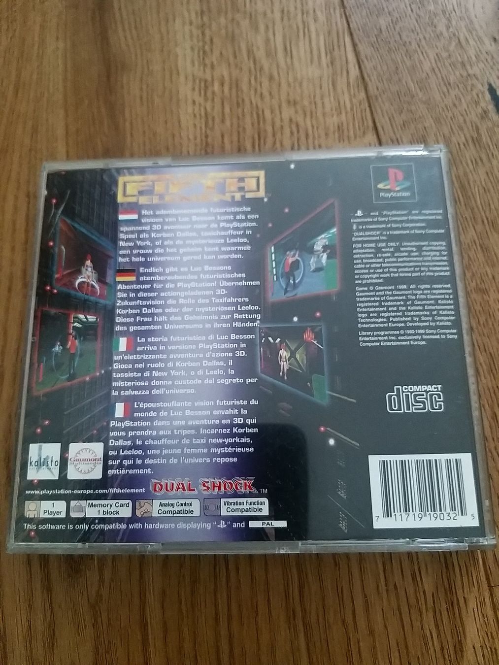 Giochi: Original PlayStation Game: The Fifth Element, Top! – Usato da BAD ragaz venduto da skope 1