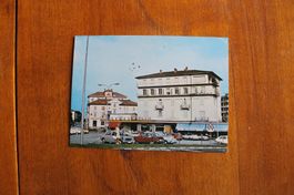 AK Locarno, Shell-Tankstelle an der Piazza Castello