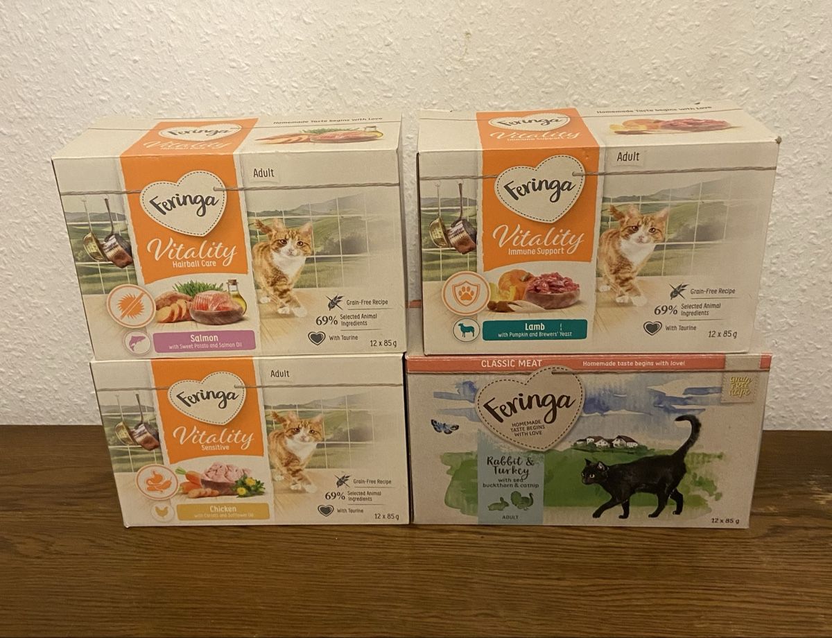 Mangimi: Katzenfutter Feringa Vitality Nassfutter 46 Beutel – Nuovo e nell'imballaggio originale da Fislisbach venduto da KolibriSecondhand 1