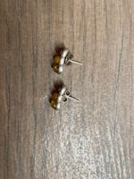 Ohrstecker Ohrringe Bernstein Tricolor