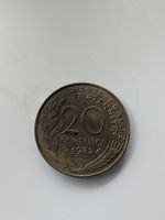 Münze Frankreich 20 Centimes 1982 