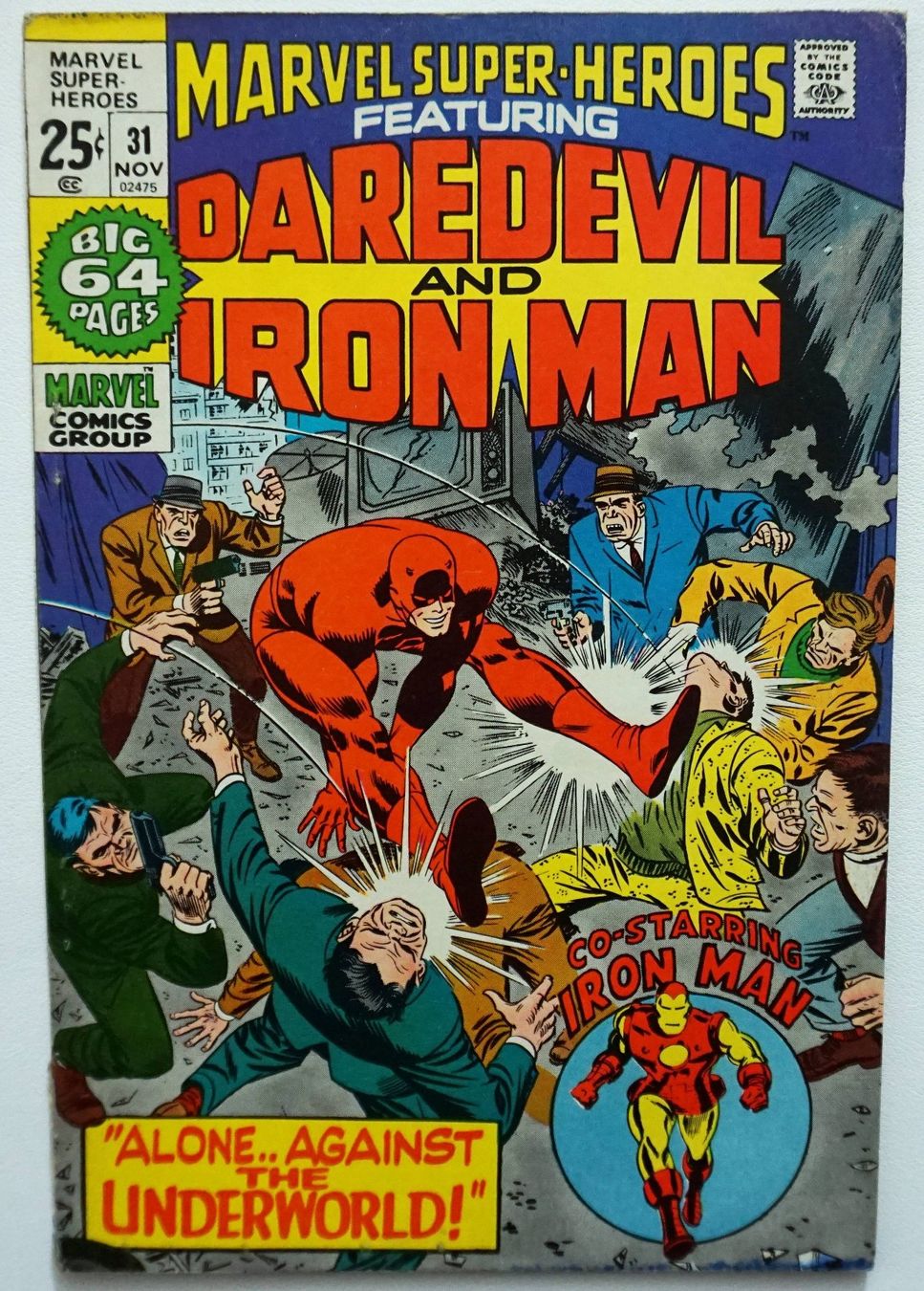 Fumetti: MARVEL SUPER-HEROES #31 DAREDEVIL AND IRON MAN 1971 – Usato da Lugano venduto da YouWantUS