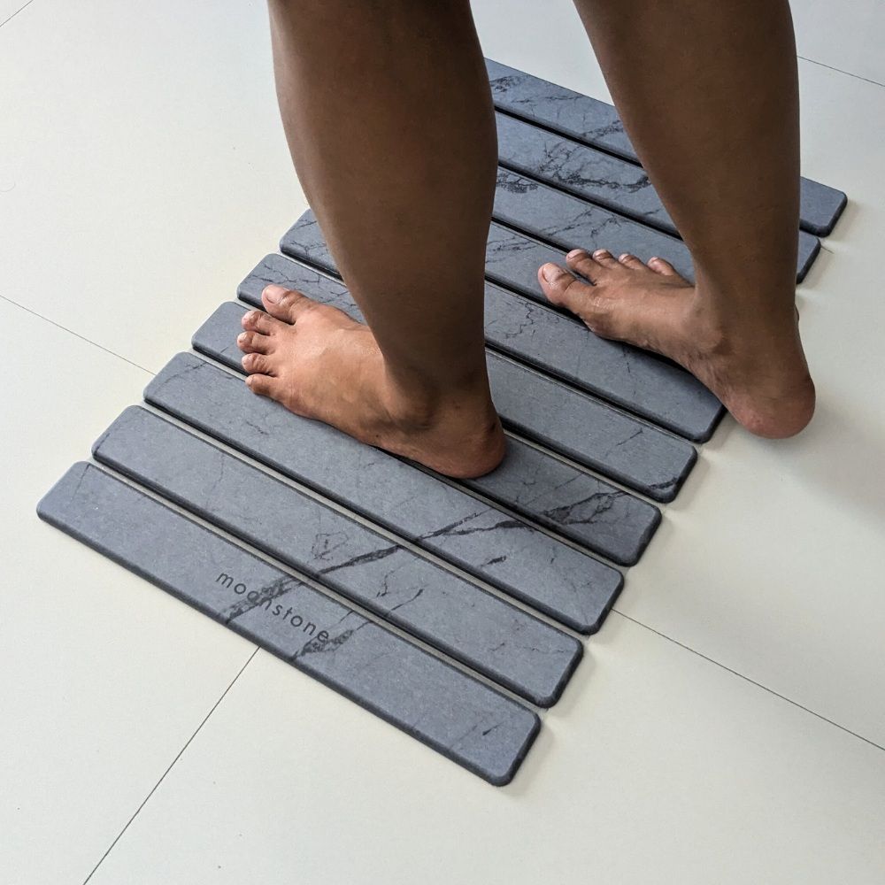 Teppiche: Badematte Melipa aschegrau aus Kieselgur – Neu und originalverpackt aus Dietlikon von Salesmax 8
