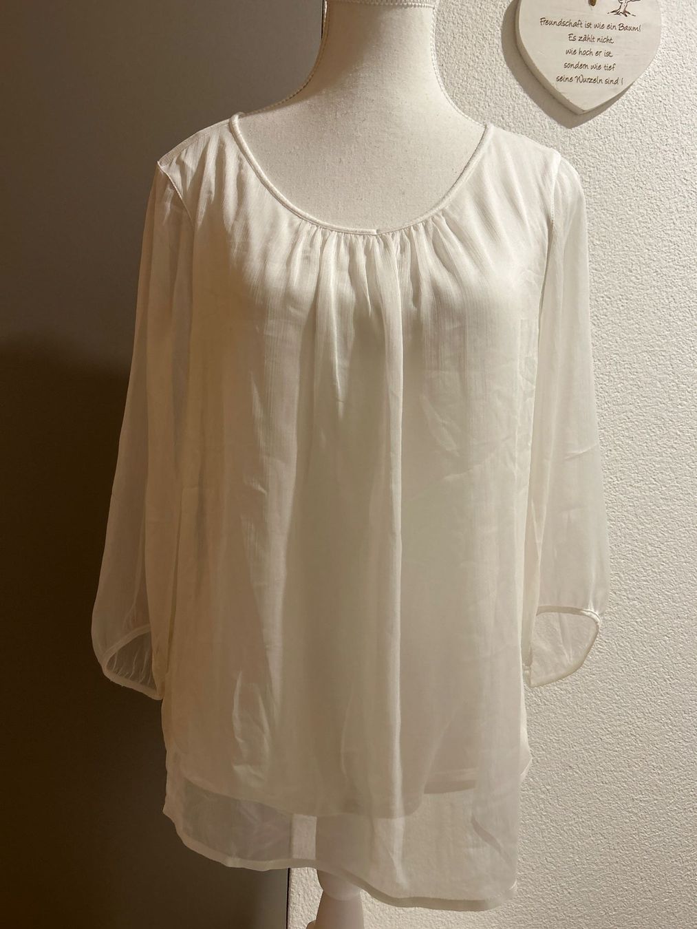 Comma Camicette: 3/4 Arm Bluse cremefarbig von comma Gr.34 – Usato da Brunnen venduto da Nala2929 3