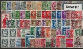 Norwegwn, kleines Lot Norwegen meist gestempelt
