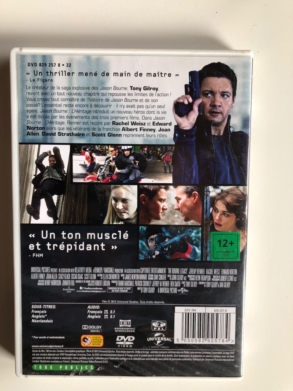 Tutti i DVDs: JASON BOURNE L’HÉRITAGE – Usato da St-Cierges venduto da Crisi53 1
