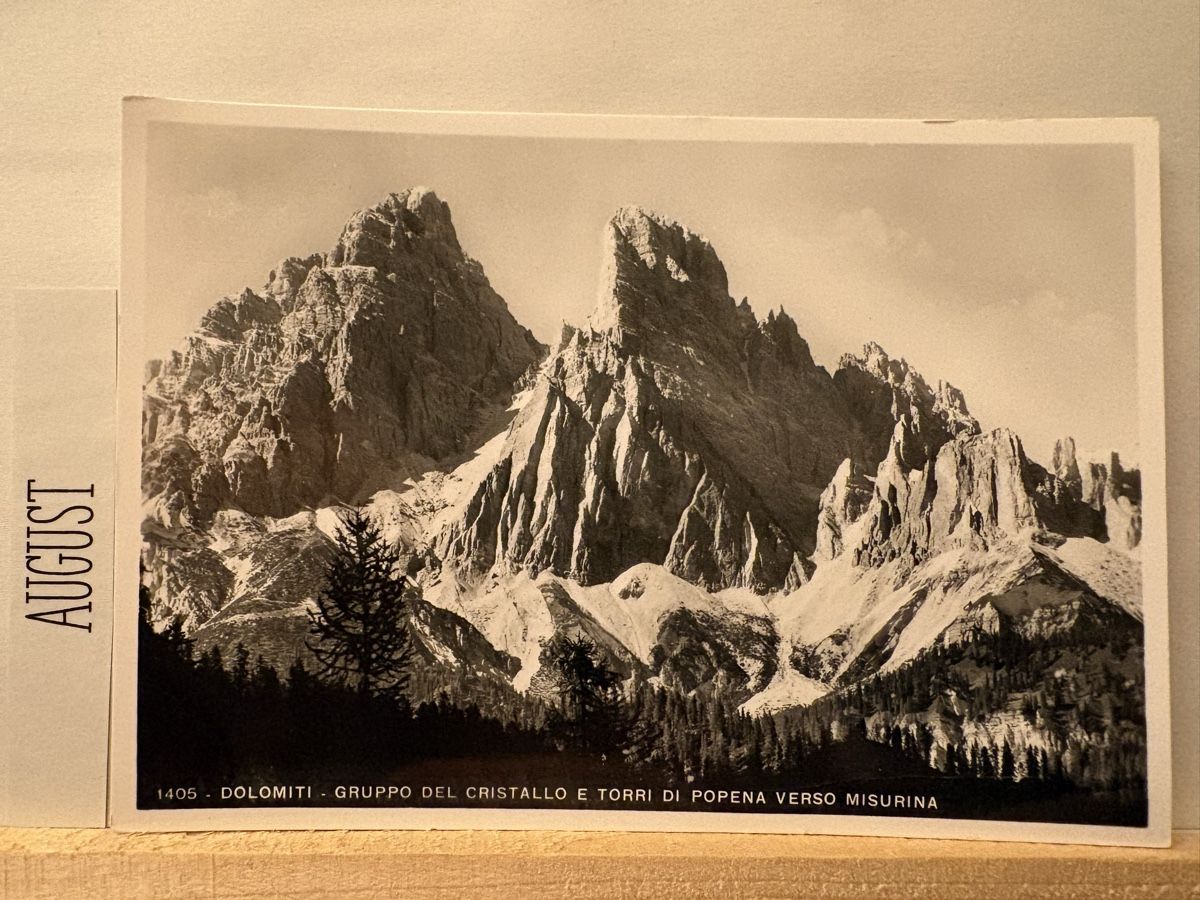 Cartes postales: AK von Dolomiten Bergpanorama – D'occasion à Rümlang par Kartenpost1