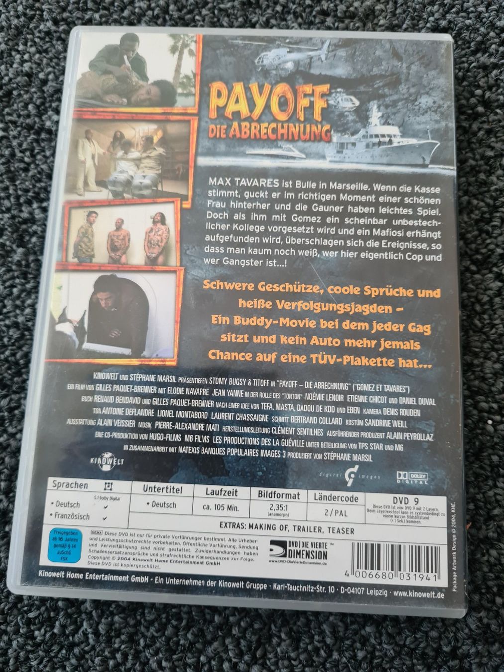 Tutti i DVDs: PAYOFF DIE ABRECHNUNG(12441) – Usato da Ruswil venduto da jan_bxl5 1
