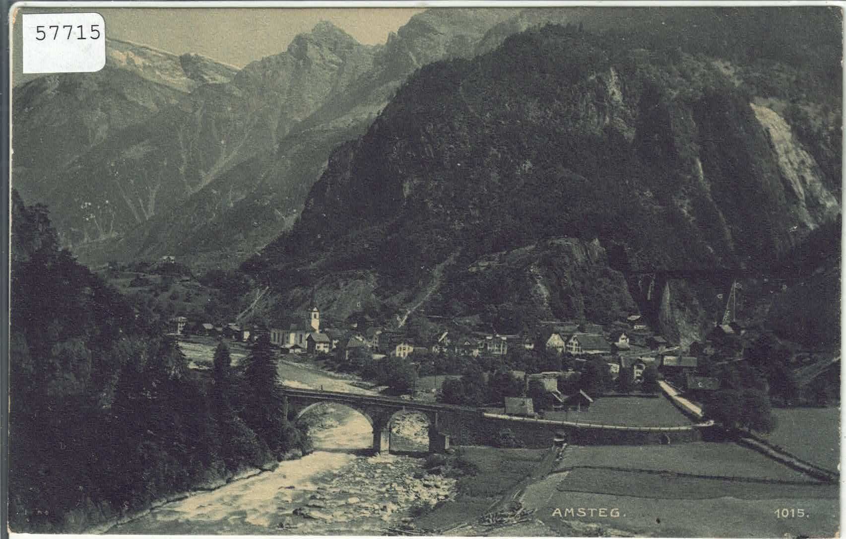 Cartoline postali: Amsteg - Generalansicht – Usato da Ettingen venduto da Kartenplanet