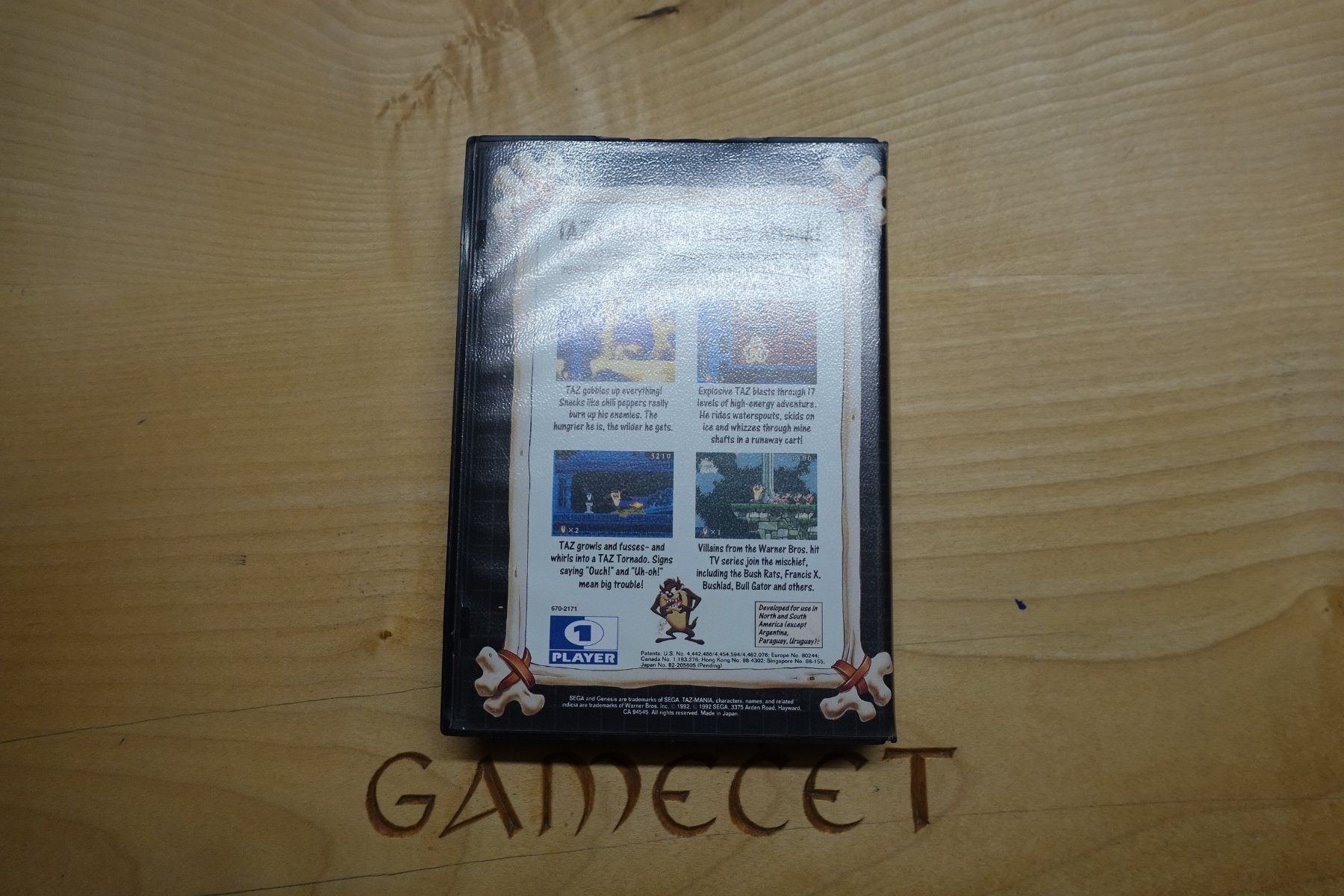 Sega Spiele: Taz-Mania - Amerika – Gebraucht aus Steinach von Gamecet 2
