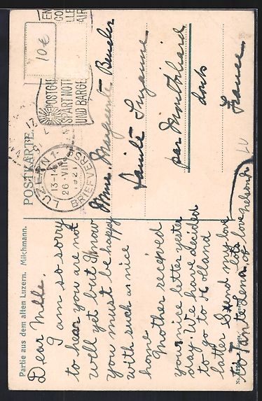 Cartoline postali: Luzern, Milchmann mit Hundegespann in ei – Usato da Berlin venduto da bartko-reher 1