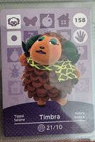 Carte Amiibo Animal Crossing, habitant n°158 Sélène