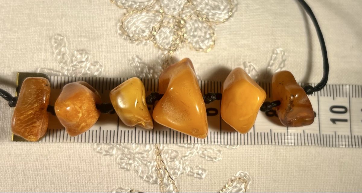 Catenine: Collier en ambre de la Baltique véritable – Usato da Genève venduto da DELIRBEADS 9