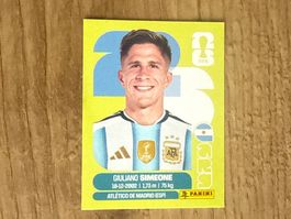 Panini Sticker FIFA World Cup 2026 Giuliano Simeone ARG 20