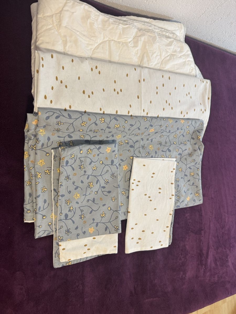 Biancheria da letto: Ikea Bettwäsche Set Blumenmuster grau beige – Nuovo (secondo la descrizione) da Altendorf venduto da Ro